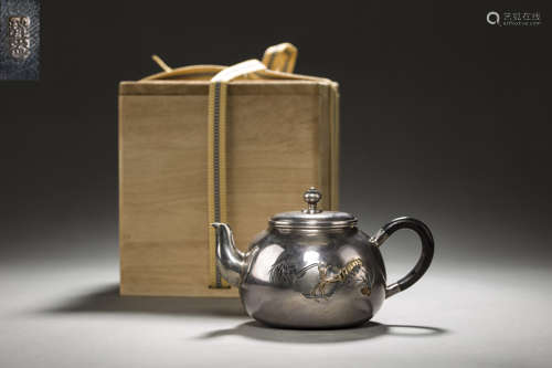 Silvering TeaPot from Japan