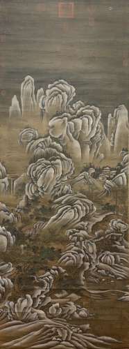 CHINESE PAINTING OF SNOWSCAPE, GUO XI