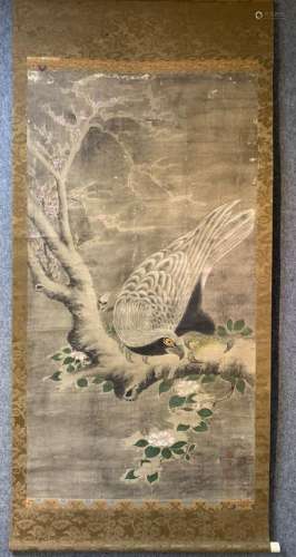 CHINESE PAINTING OF PERCHED EAGLE, ANONYMOUS