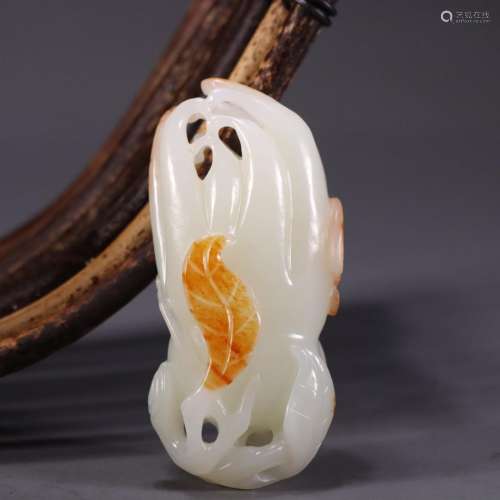 RUSSET JADE CARVING PIECE OF BUDDHA'S HAND