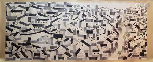 CHINESE PAINTING OF HOUSES, WU GUANZHONG