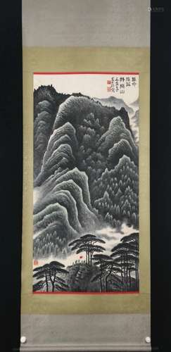 CHINESE PAINTING OF MOUNTAIN JINGGANG, LI KERAN