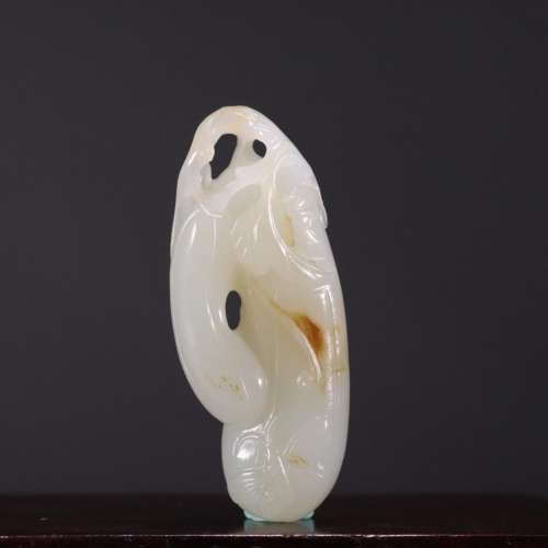 RUSSET JADE CARVING PIECE OF MELON