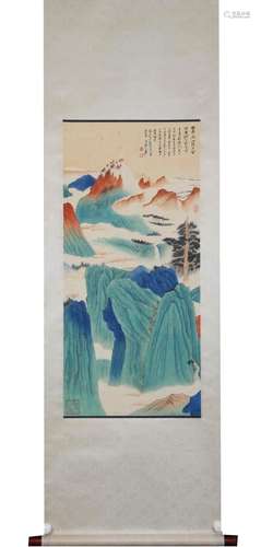 PAINTING OF MOUNTAIN SCENERY, CHANG DAI-CHIEN