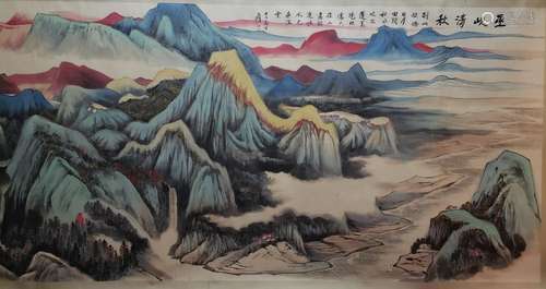 HORIZONTAL PAINTING OF LANDSCAPE, CHANG DAI-CHIEN