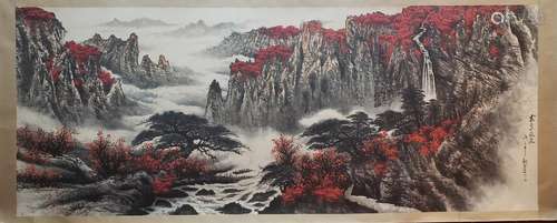 TRADITIONAL CHINESE LANDSCAPE PAINTING, WEI ZIXU