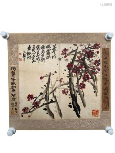 PAINTING OF PLUM BLOSSOM, WU CHANGSHUO