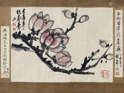CHINESE PAINTING OF FLOWERS, WU CHANGSHUO