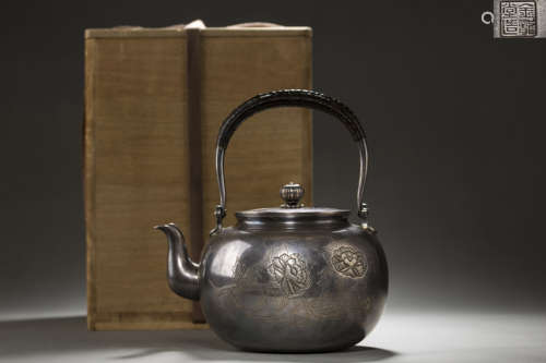 Silvering TeaPot from Japan