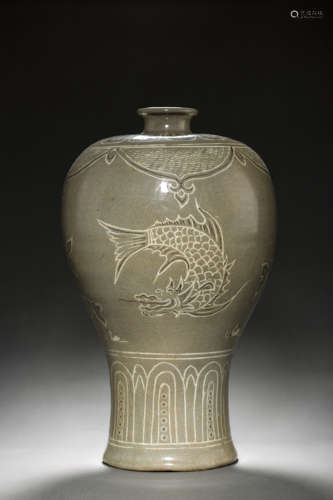 Kiln Prunus Vase from Southern Korea