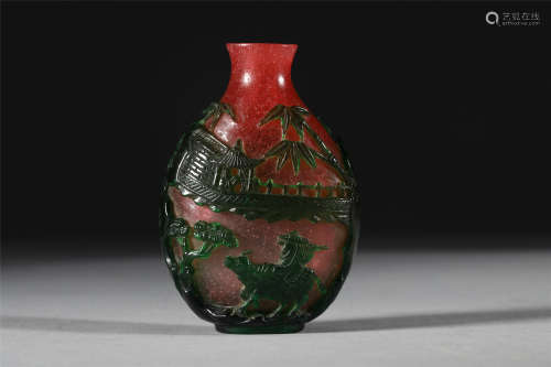 Crystal Snuff Bottle from Qing