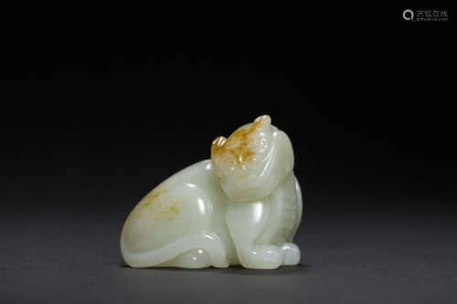 Jade Ornament in Beast form from Qing