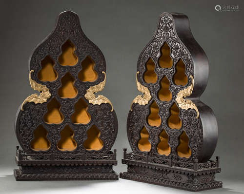 Red Sandalwood Niche of Buddha