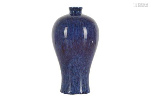 A CHINESE FLAMBÉ-GLAZED VASE, MEIPING.