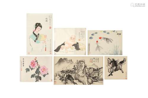 A GROUP OF CHINESE PAINTINGS.