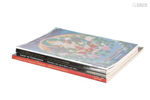 FOUR SPINK AND SON HIMALAYAN ART CATALOGUES.