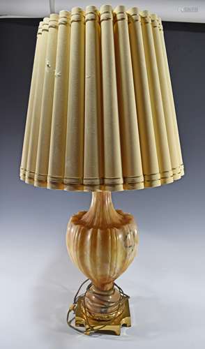 Alabaster Lamp by Marbro