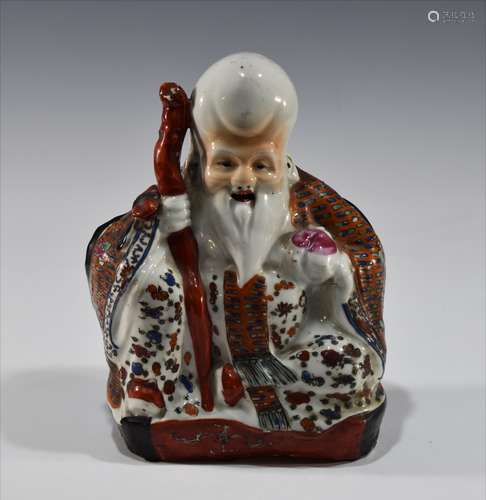 Chinese Porcelain Statue of Shou