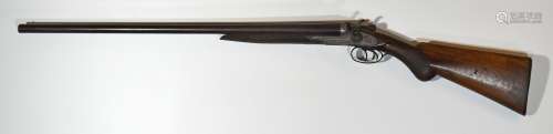 Antique W. Richards Double Barrel Shotgun