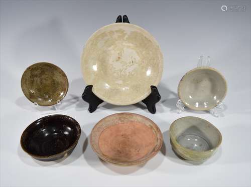 6 Assorted Chinese Dishes, 18/19th Century