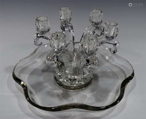 Fostoria Glass Garden Set Centerpiece