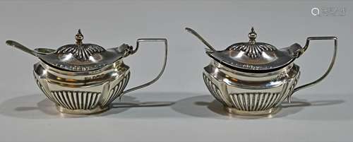 Two Edwardian Birmingham Sterling Salts