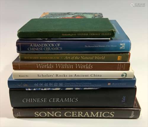 9 Books on Chinese Porcelain, Ceramics and Art
