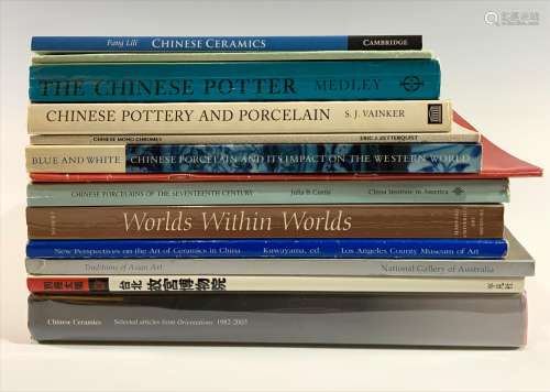 13 Books on Chinese Porcelain, Ceramics and Art