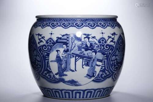 Qing Dynasty - 'Kangxi Period Made Mark' Blue White