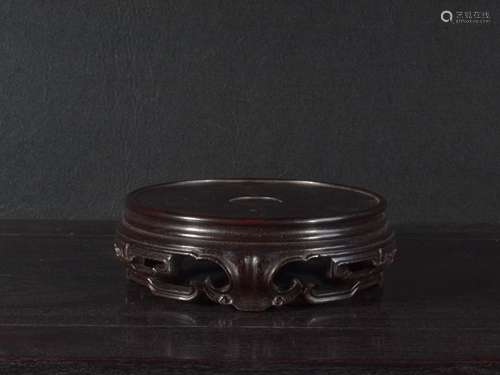 Qing Dynasty - Zitan Wood Stationary Stand