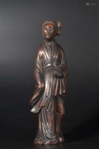 Qing Dynasty - Agarwood Elder Ornament