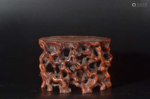 Qing Dynasty - Bamboo Abstract Stationary Stand