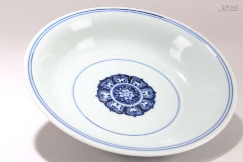 A Chinese Ancient-framingBlue and White Porcelain
