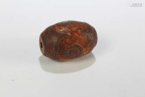 A Tibetan Religious Dzi Bead