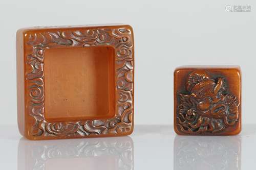 Chinese Soapstone Fortune Seal