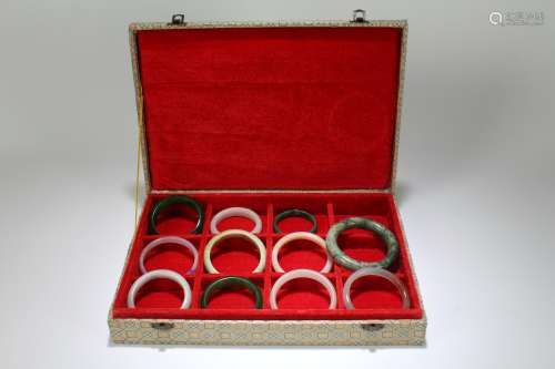 A Collection of Chinese Bangles