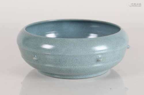 A Chinese Ancient-framing Circular Porcelain Censer