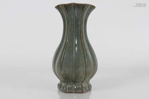 A Chinese Hexa-fortune Porcelain Fortune Vase
