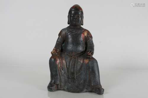A Chinese Religious Fortune Buddha Statue