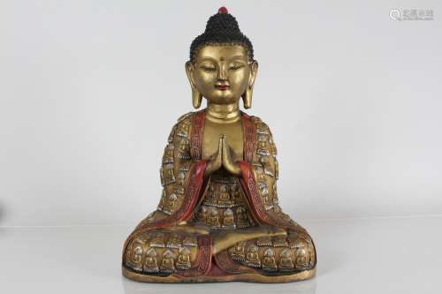 A Chinese Buddha-fortune Religious Massive Buddha