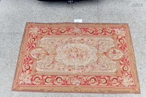 Tapis de style Aubusson (Chine), vers 1980. Velours en laine...