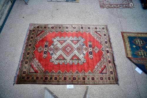 Gazni (Turkmen), 1980. Velours en laine sur fondations en la...