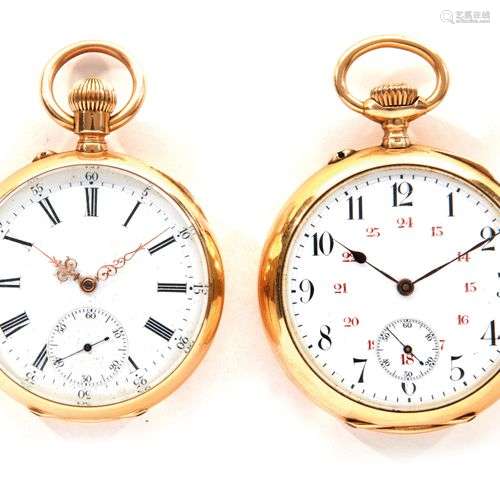 Lot de deux montres: