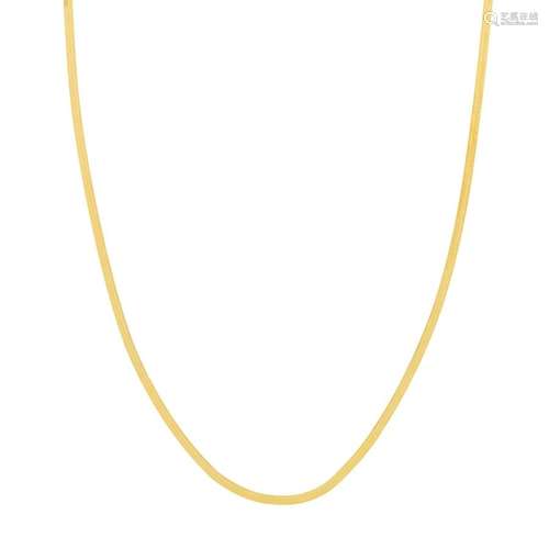 14K Yellow Gold 2.7 mm Herringbone Chain - 20 in.