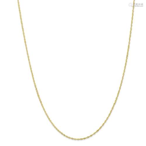 10K 1 mm Singapore Chain - 18 in.