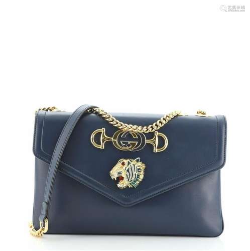 Gucci Rajah Chain Shoulder Bag Leather Medium