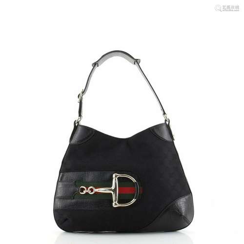 Gucci Hasler Hobo GG Canvas