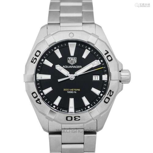 TAG HEUER Aquaracer WBD1110.BA0928 Black Dial Men's