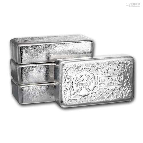 1 Kilo Silver Bar - Pioneer Metals