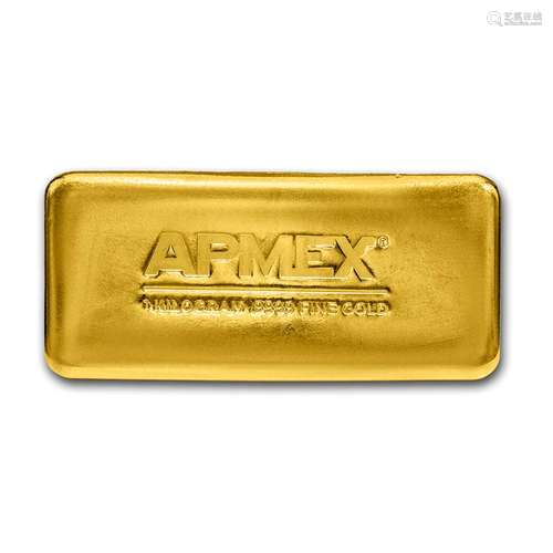 1 kilo Cast-Poured Gold Bar -